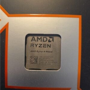 AMD Ryzen 9 9950X Processor - Gray and Black